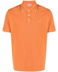orange Polohemd von Jacob Cohen