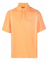 orange Polohemd von Jacquemus