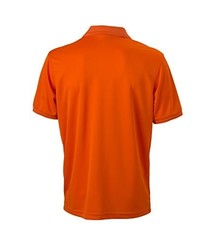 orange Polohemd von James & Nicholson