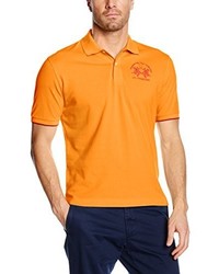 orange Polohemd von La Martina