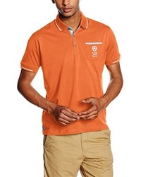 orange Polohemd von LERROS