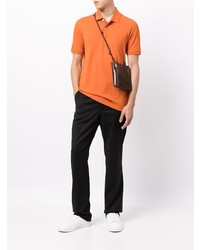 orange Polohemd von BOSS