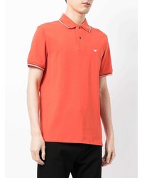 orange Polohemd von Emporio Armani