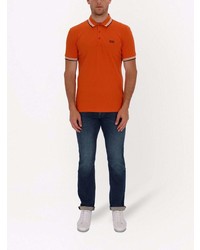 orange Polohemd von BOSS