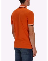 orange Polohemd von BOSS