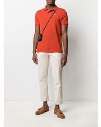 orange Polohemd von Barbour