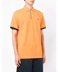 orange Polohemd von Hackett