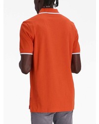 orange Polohemd von BOSS