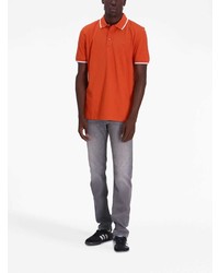 orange Polohemd von BOSS