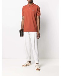 orange Polohemd von Lacoste