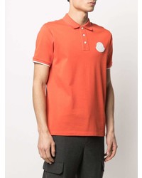 orange Polohemd von Moncler