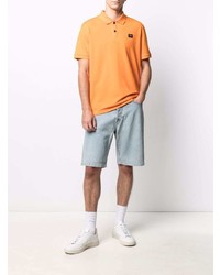 orange Polohemd von Paul & Shark