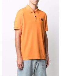 orange Polohemd von Paul & Shark