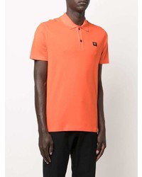 orange Polohemd von Paul & Shark