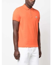 orange Polohemd von Moncler