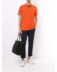 orange Polohemd von BOSS