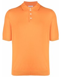 orange Polohemd von Malo