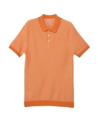 orange Polohemd von Mango