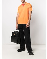 orange Polohemd von Versace