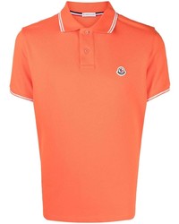 orange Polohemd von Moncler