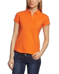 orange Polohemd von MUSTANG Jeans