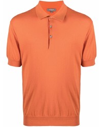 orange Polohemd von N.Peal