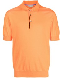 orange Polohemd von N.Peal
