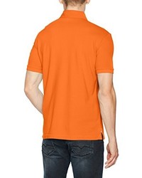 orange Polohemd von Napapijri