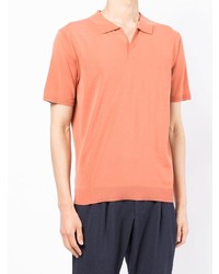 orange Polohemd von Man On The Boon.