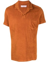 orange Polohemd von Orlebar Brown