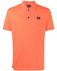 orange Polohemd von Paul & Shark