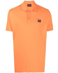 orange Polohemd von Paul & Shark