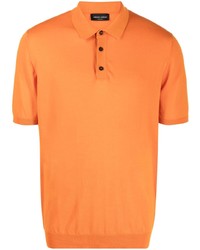orange Polohemd von Roberto Collina