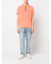 orange Polohemd von Karl Lagerfeld