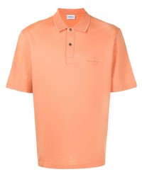 orange Polohemd von Salvatore Ferragamo