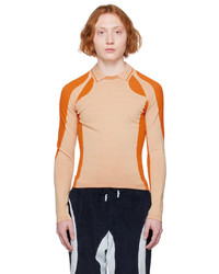 orange Polohemd von Saul Nash