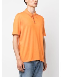 orange Polohemd von Roberto Collina