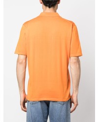 orange Polohemd von Roberto Collina