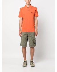 orange Polohemd von C.P. Company