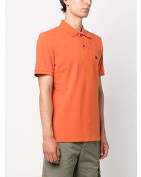 orange Polohemd von C.P. Company