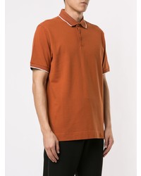 orange Polohemd von Ermenegildo Zegna