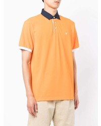 orange Polohemd von Hackett