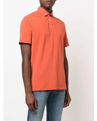 orange Polohemd von Brunello Cucinelli