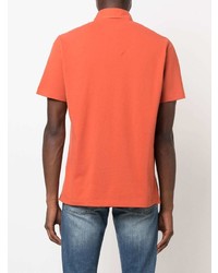 orange Polohemd von Brunello Cucinelli