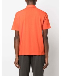 orange Polohemd von Herno