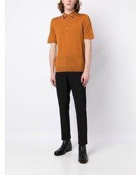 orange Polohemd von Paul Smith