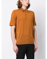 orange Polohemd von Paul Smith