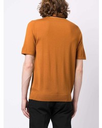 orange Polohemd von Paul Smith