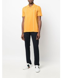 orange Polohemd von Baracuta