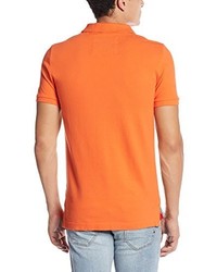 orange Polohemd von Superdry